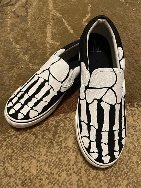 armani skeleton shoes